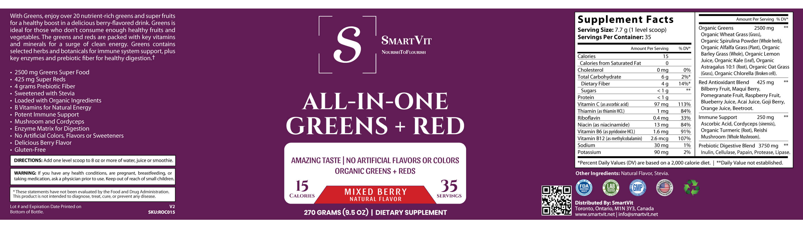 Greens + Red Superfood
